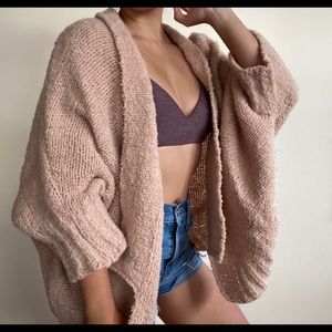 *** SOLD ON MERC** Fuzzy, oversized sweater